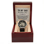 Dad Men's Openwork Watch with Lighted Gift Box-[Heartfelt Family Gift]