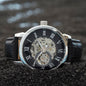 Dad My Hero Men's Openwork Watch with Lighted Gift Box-[Heartfelt Family Gift]