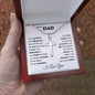 Dad Personalized Engaved Cross Necklace on Snake Chain-[Heartfelt Family Gift]