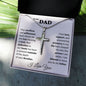 Dad Personalized Engaved Cross Necklace on Snake Chain-[Heartfelt Family Gift]