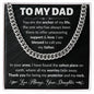 Dad You Are My Anchor Cuban Link Chain Necklace-[Heartfelt Family Gift]