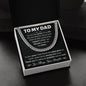 Dad You Are My Anchor Cuban Link Chain Necklace-[Heartfelt Family Gift]