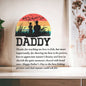 Daddy Fishing Acrylic Heart-[Heartfelt Family Gift]