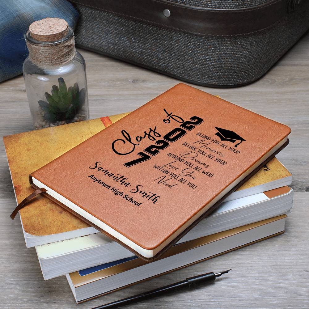 Class of 2027 Graduation Journal, Personalized Senior Notebook, High School Memory Book, Graduate Gift, Graduation Keepsake Journal