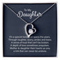 Daughter A Special Bond Heart Necklace Gift-[Heartfelt Family Gift]