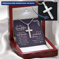 Daughter Best Friend - Personalized Christian Cross Gift-[Heartfelt Family Gift]