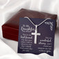 Daughter Best Friend - Personalized Christian Cross Gift-[Heartfelt Family Gift]