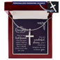 Daughter Best Friend - Personalized Christian Cross Gift-[Heartfelt Family Gift]