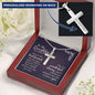 Daughter Best Friend - Personalized Christian Cross Gift-[Heartfelt Family Gift]