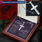 Daughter Best Friend - Personalized Christian Cross Gift-[Heartfelt Family Gift]