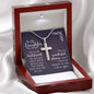 Daughter Best Friend - Personalized Christian Cross Gift-[Heartfelt Family Gift]