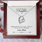 Daughter Distance Forever Love Heart Necklace-[Heartfelt Family Gift]
