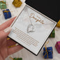 Daughter In My Eyes -Forever Love Heart Necklace-[Heartfelt Family Gift]