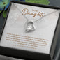 Daughter In My Eyes -Forever Love Heart Necklace-[Heartfelt Family Gift]