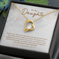 Daughter In My Eyes -Forever Love Heart Necklace-[Heartfelt Family Gift]
