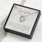 Daughter In My Eyes -Forever Love Heart Necklace-[Heartfelt Family Gift]