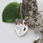 Daughter In My Eyes Heart Necklace Personalized Engraving-[Heartfelt Family Gift]