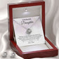 Daughter Knot Necklace and Earring Set-[Heartfelt Family Gift]