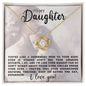 Daughter Motherhood Love Knot Necklace-[Heartfelt Family Gift]