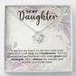 Daughter Motherhood Love Knot Necklace-[Heartfelt Family Gift]