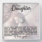 Daughter Motherhood Love Knot Necklace-[Heartfelt Family Gift]