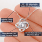 Daughter Motherhood Love Knot Necklace-[Heartfelt Family Gift]