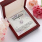Daughter Motherhood Love Knot Necklace-[Heartfelt Family Gift]