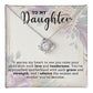 Daughter Motherhood Love Knot Necklace-[Heartfelt Family Gift]