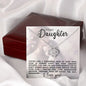 Daughter Motherhood Love Knot Necklace-[Heartfelt Family Gift]