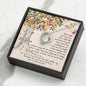 Daughter Never Forget That I Love You - Forever Love Heart Necklace-[Heartfelt Family Gift]