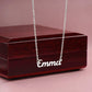 Daughter Never Forget That I Love You Name Necklace Christmas Gift-[Heartfelt Family Gift]