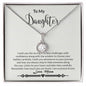 Daughter - Strength - Eternal Hope Necklace-[Heartfelt Family Gift]