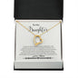 Daughter - Strength - Forever Love Necklace-[Heartfelt Family Gift]