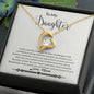 Daughter - Strength - Forever Love Necklace-[Heartfelt Family Gift]