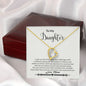 Daughter - Strength - Forever Love Necklace-[Heartfelt Family Gift]