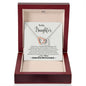Daughter - Strength - Interlocking Heart Necklace-[Heartfelt Family Gift]