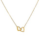 Daughter - Strength - Interlocking Heart Necklace-[Heartfelt Family Gift]