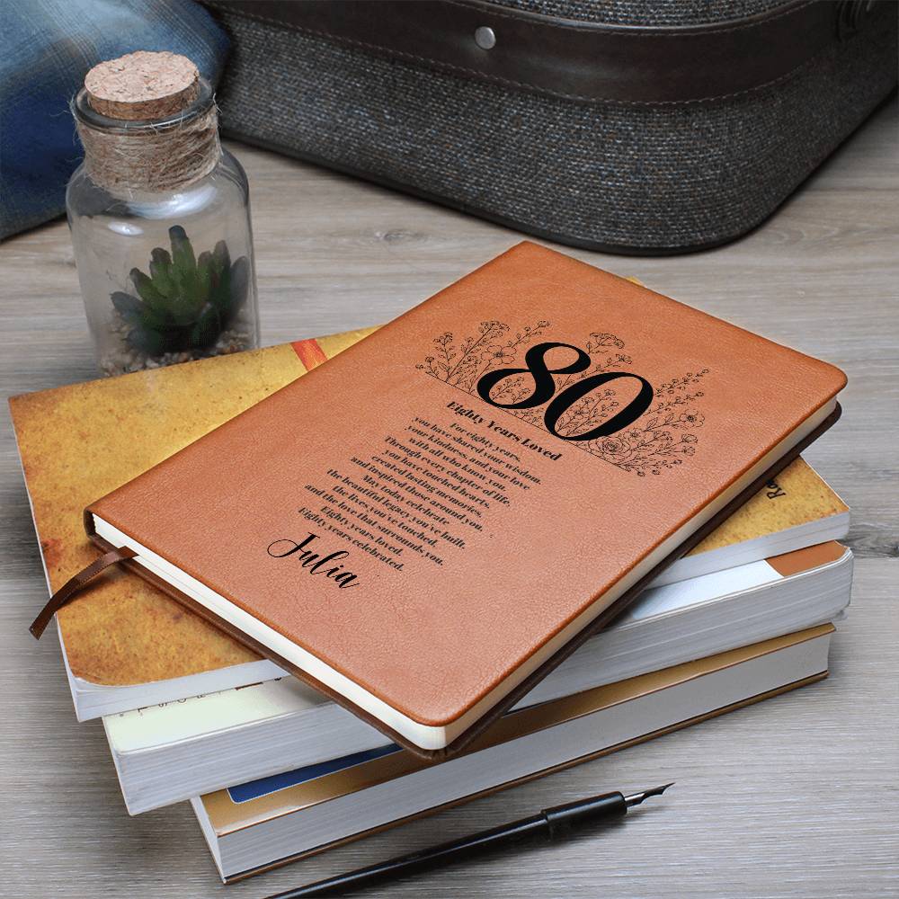 80th Birthday Journal