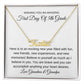 1st Day of School Necklace Gift-[Heartfelt Family Gift]
