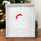 Baby 1st Christmas Santa Hat Acrylic Ornament-[Heartfelt Family Gift]