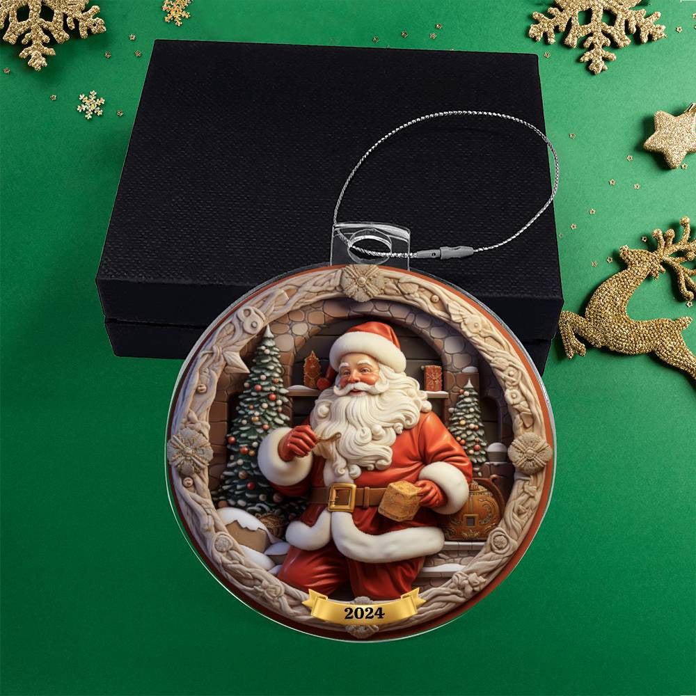 Santa Christmas Ornament-[Heartfelt Family Gift]
