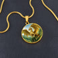 Dragon Gold Forest Engraved Necklace in Gold or Silver-[Heartfelt Family Gift]