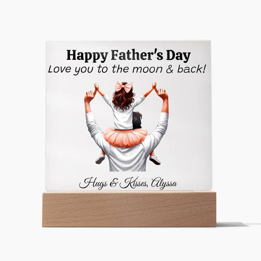 Custom Plaque for Dad Gift-[Heartfelt Family Gift]