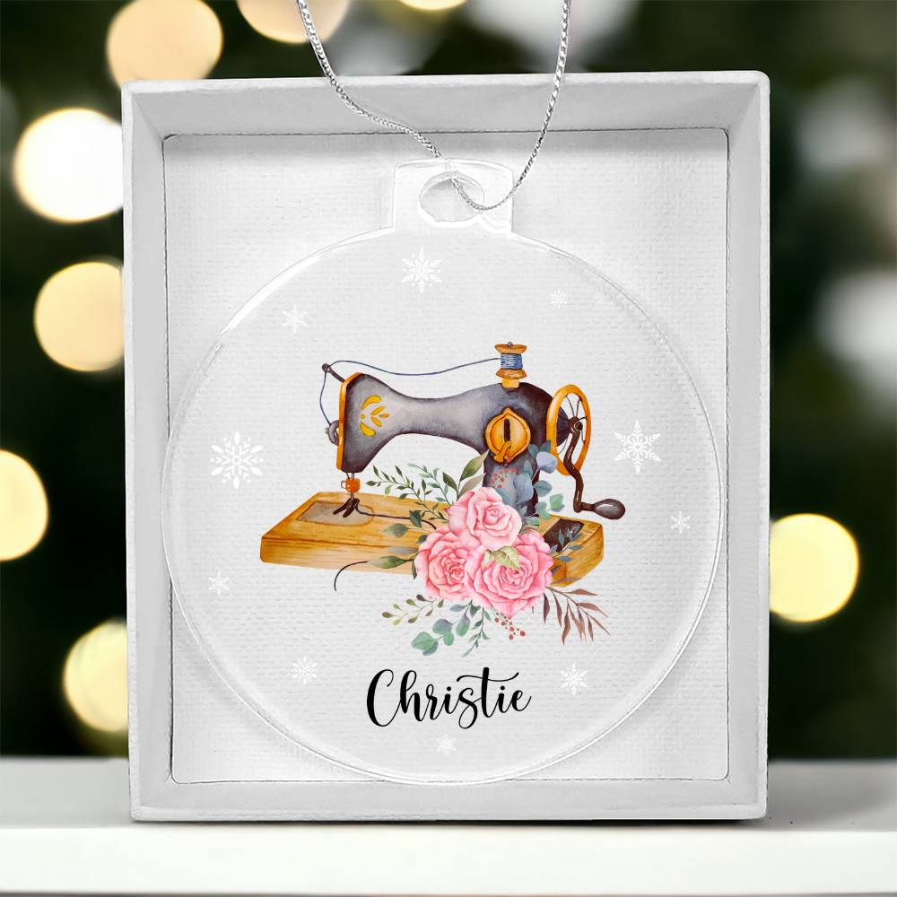 Sewing Christmas Tree Ornament
