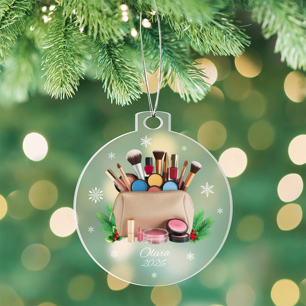 Makeup Christmas Tree Ornament