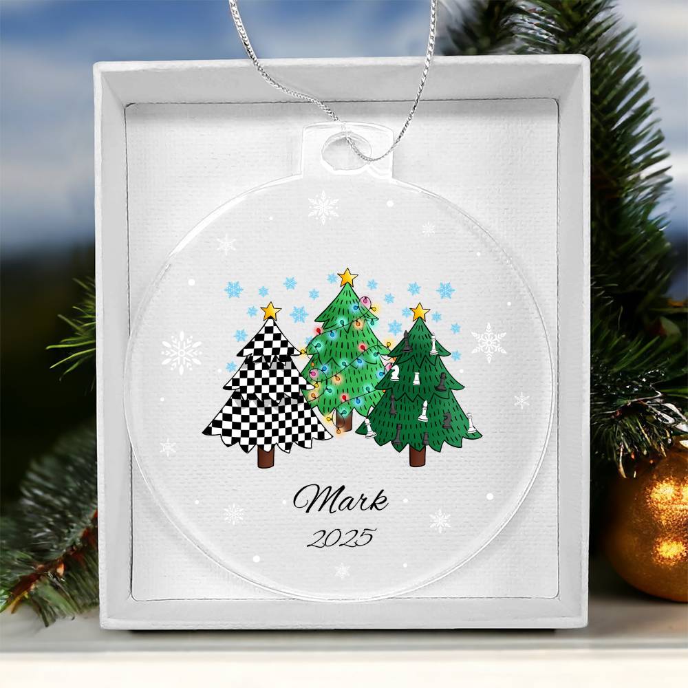 Chess Christmas Tree Ornament