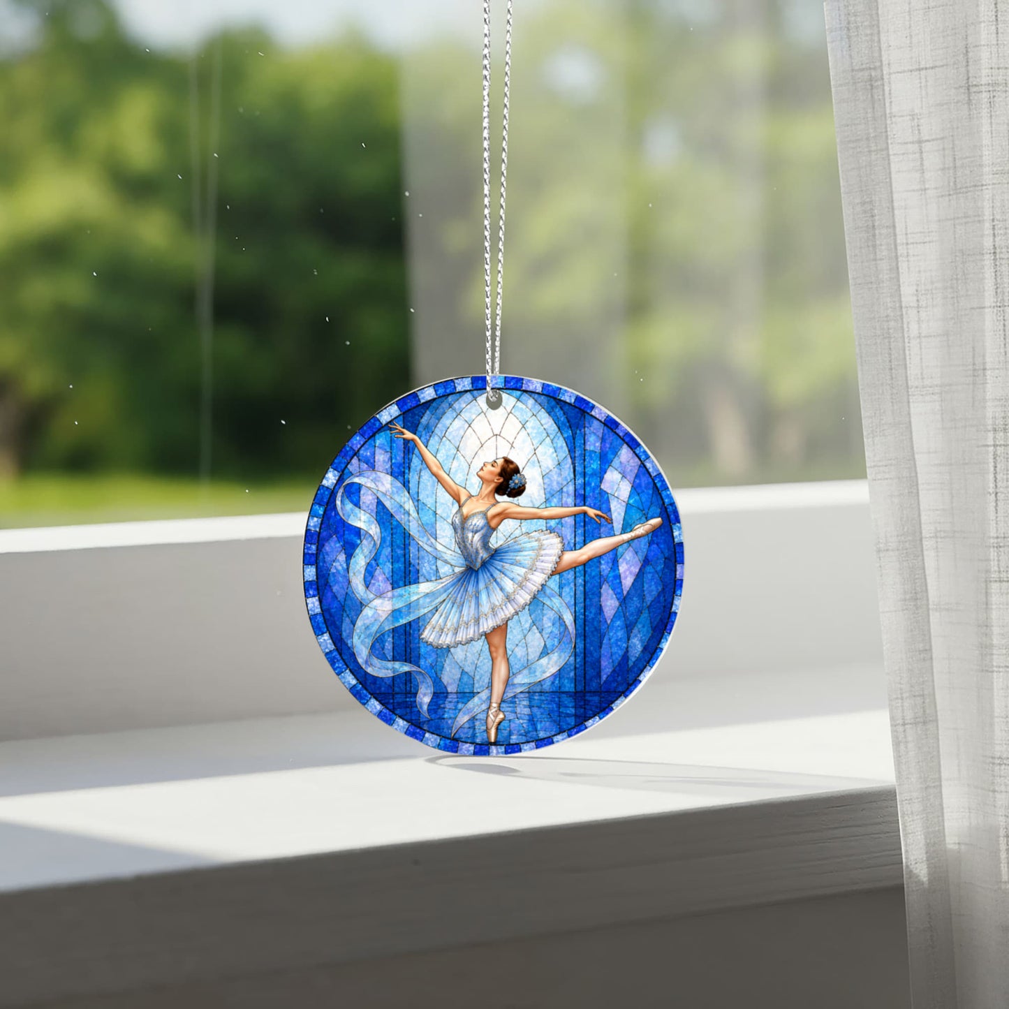 Ballerina Acrylic Christmas Ornaments