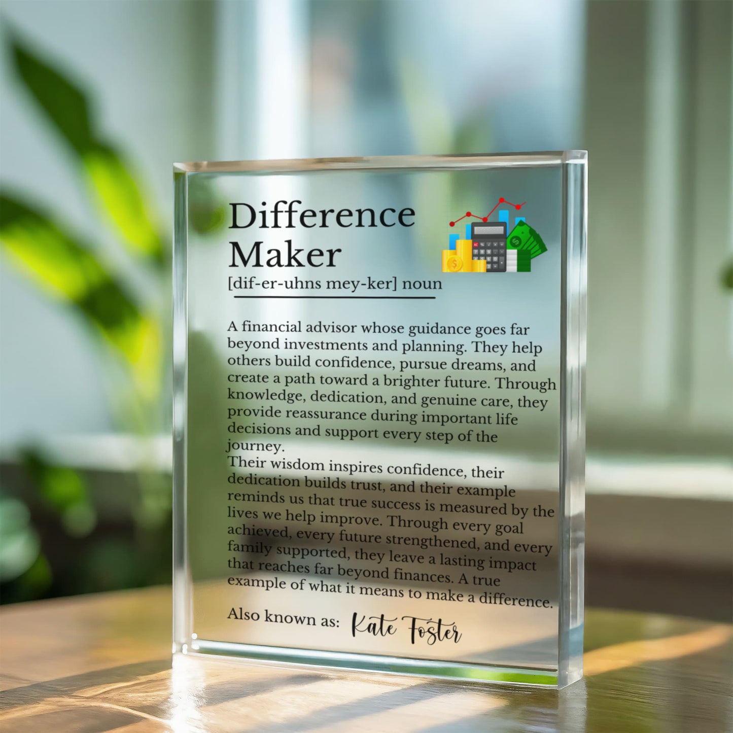 Financial Advisor Appreciation Gift