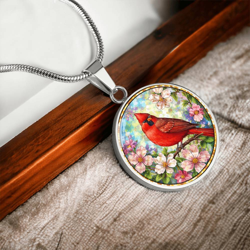 Cardinal Personalized Engraved Necklace Bracelet or Keychain