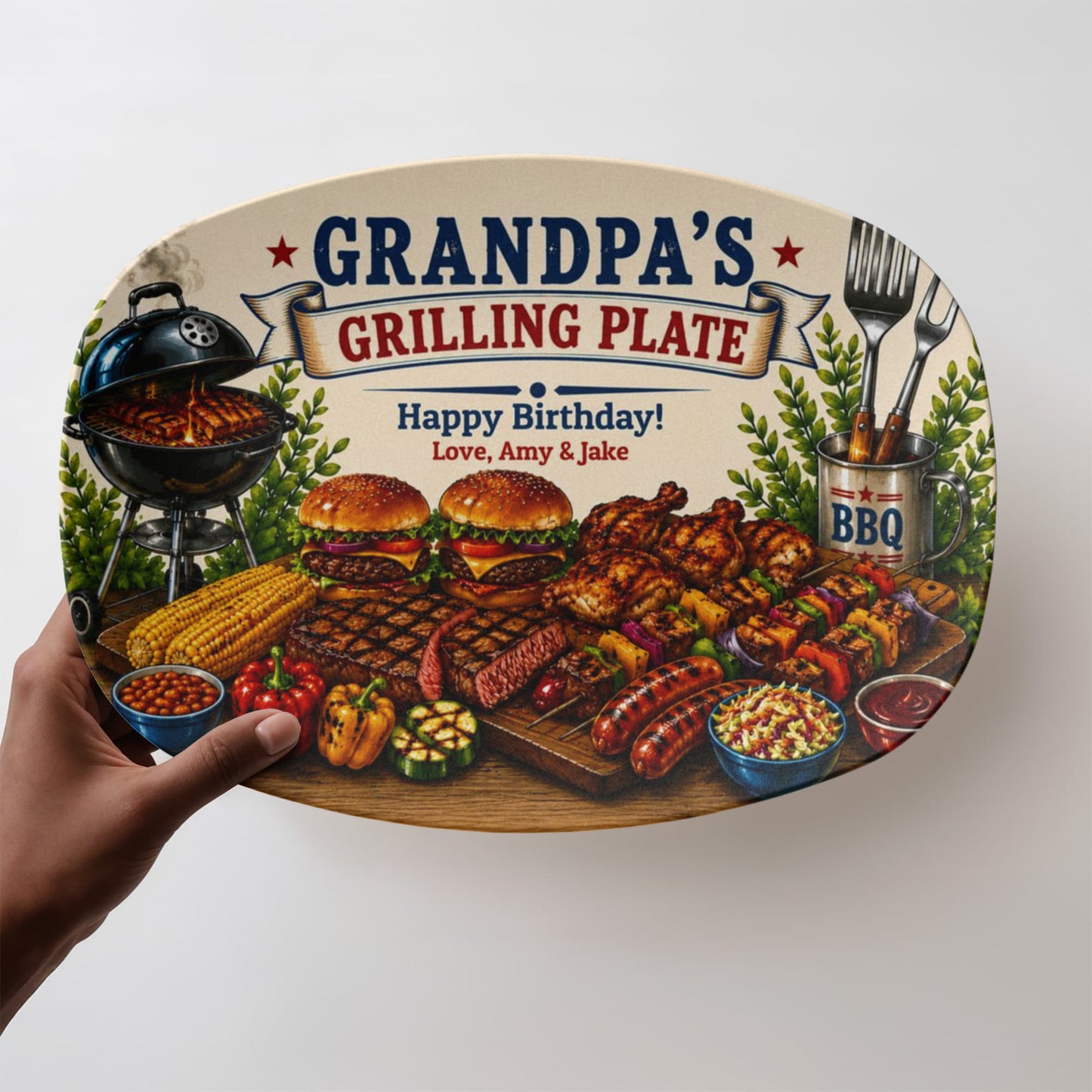 Dad's Grilling Plate